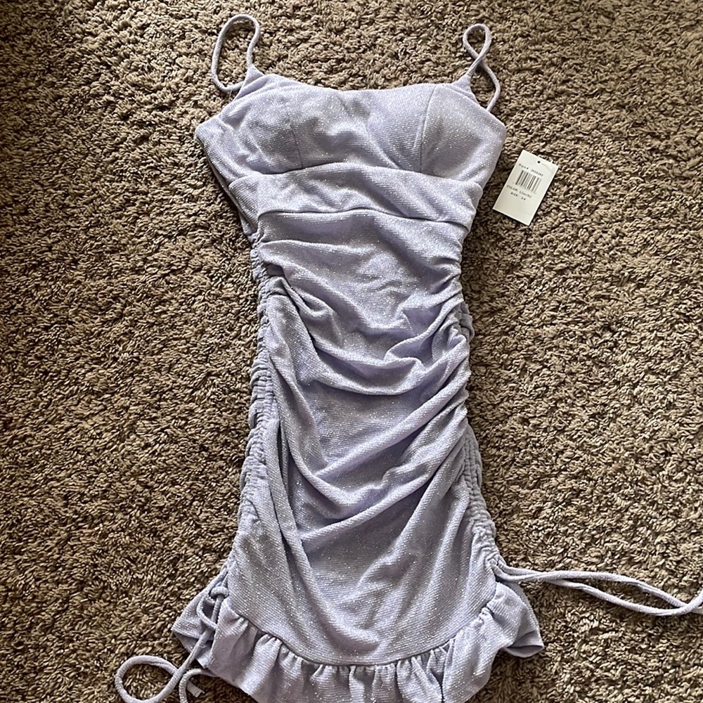 B. Darlin Spaghetti Strap Ruched Dress